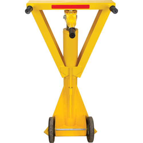 100,000 lbs. Static Capacity Ratchet Beam Trailer Jack, 20 tons Lift Capacity Equipex