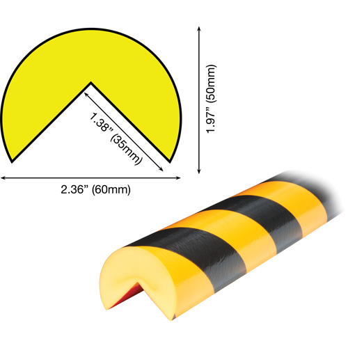 A Plus Profile 1M Corner Protection Bumper Guard Equipex