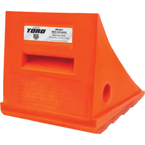 Cale-roue polyvalente de 15 tonnes, Ur&eacute;thane, Orange Equipex