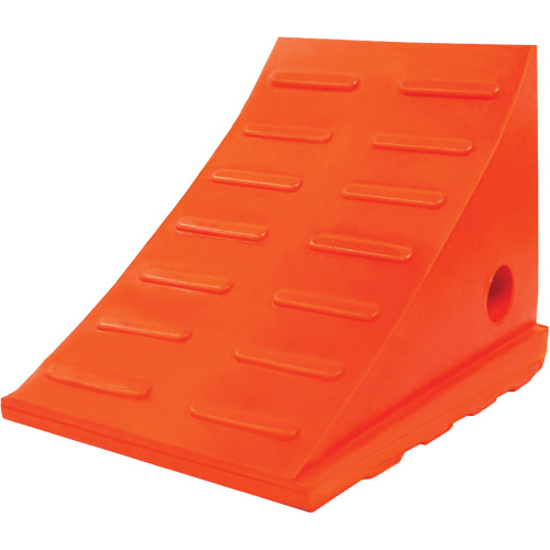 Cale-roue polyvalente de 35 tonnes, Ur&eacute;thane, Orange Equipex