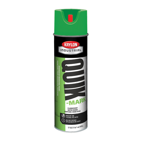 Peinture de marquage industrielle &agrave; base d'eau pour le travail en hauteur Quik-Mark, 17 oz, Canette a&eacute;rosol Equipex