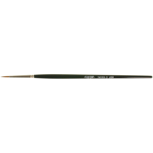 Pinceau d'artiste, Largeur de la brosse de 3/32", Martre rouge, Manche &agrave; Bois Equipex