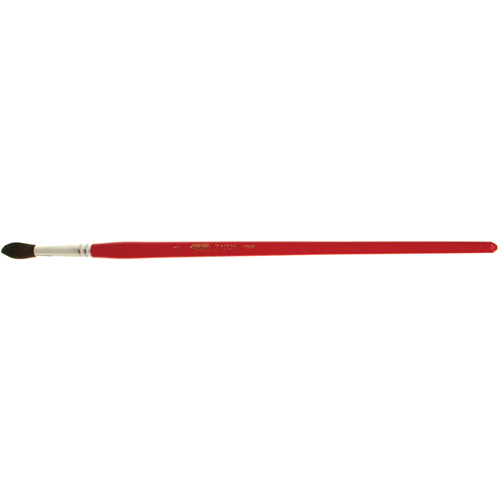 Round Marking Paint Brush, 9/32" Brush Width, Camel Hair, Wood Handle Equipex