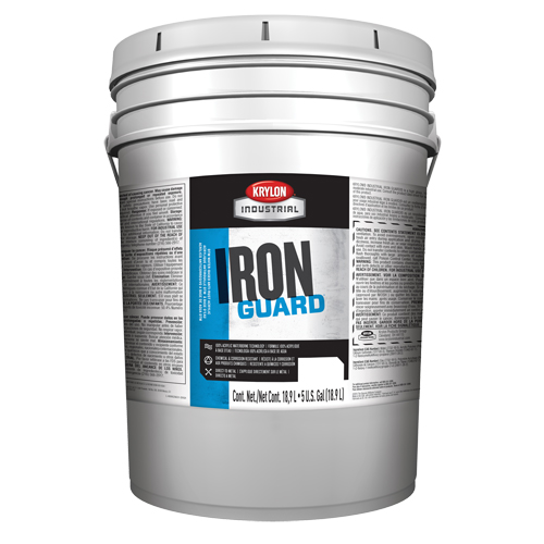 &eacute;mail industriel &agrave; base d'eau Iron Guard, 5 gal., Seau, Blanc Equipex