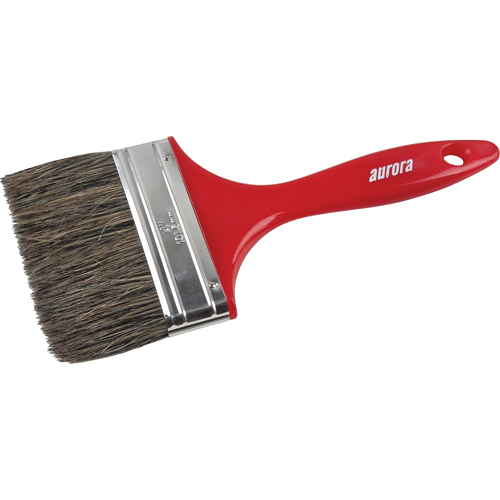 Pinceaux s&eacute;rie AP300, Soies naturelles, Manche Plastique, Largeur de 4" Equipex