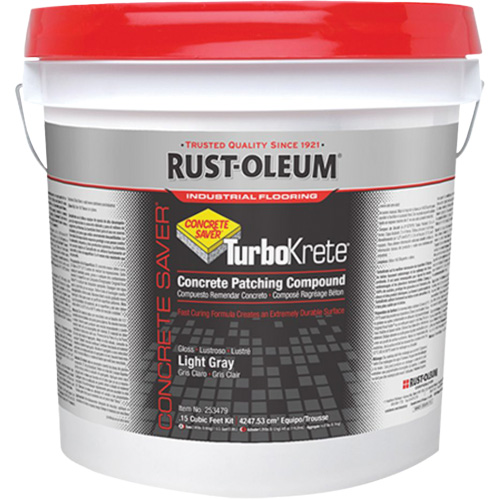 TurboKrete&reg; Concrete Patch Compound Kit, Grey Equipex