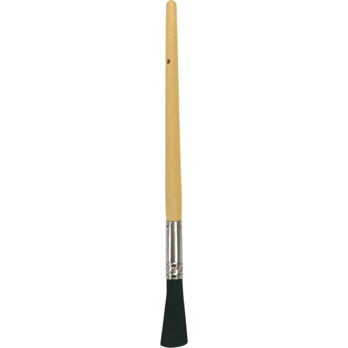 Oval Paint Brush, Bristle, Plastic Handle, 13/32" Width Equipex