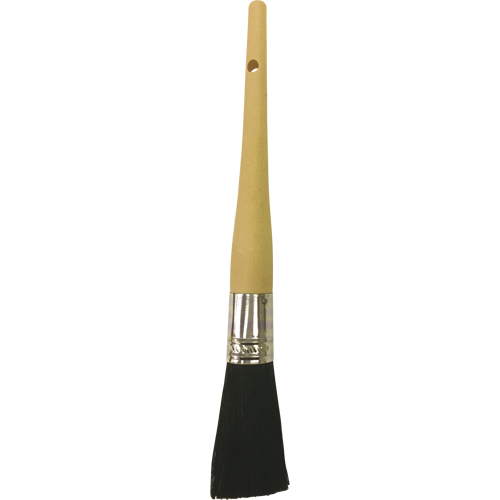 Oval Paint Brush, Bristle, Plastic Handle, 1-1/16" Width Equipex