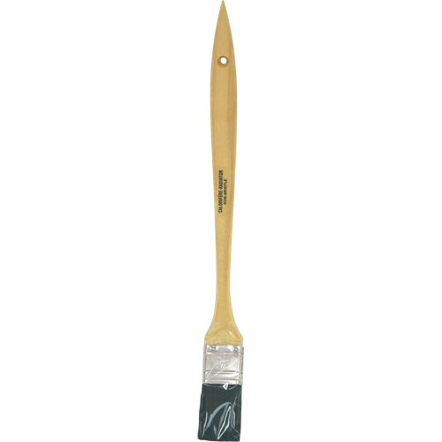Radiator Paint Brush, Bristle, Wood Handle, 1-1/2" Width Equipex