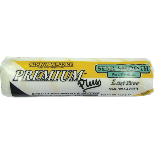 Manchon de rouleau &agrave; peinture non pelucheux professionnel, Nap 10 mm (3/8"), 240 mm (9-1/2") l Equipex