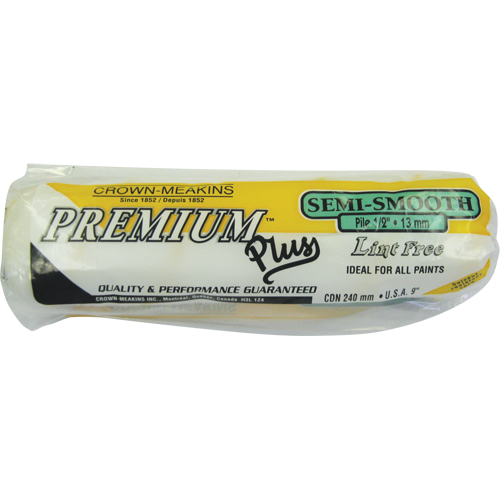 Manchon de rouleau &agrave; peinture non pelucheux professionnel, Nap 13 mm (1/2"), 240 mm (9-1/2") l Equipex