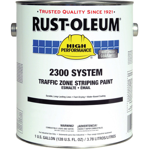 Peinture pour traçage de ligne pour zone de circulation System 2300, Jaune, 5 gal., Gallon Equipex