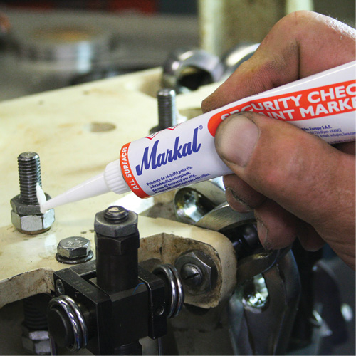 Marqueur de peinture de contr&ocirc;le de s&eacute;curit&eacute;, 1,7 oz, Tube, Bleu Equipex