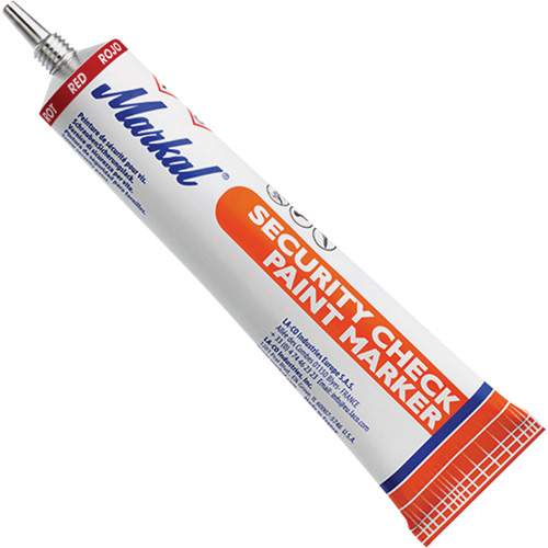 Marqueur de peinture de contr&ocirc;le de s&eacute;curit&eacute;, 1,7 oz, Tube, Rouge Equipex