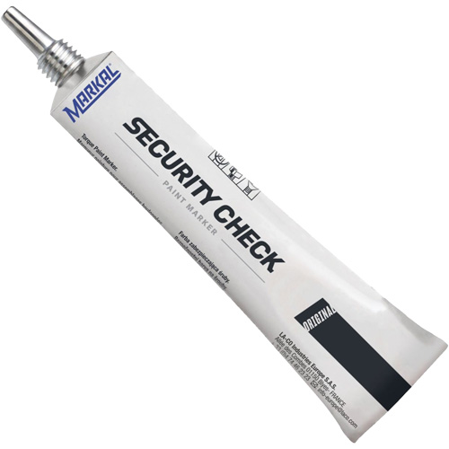 Security Check Paint Marker, 1.7 oz., Tube, Black Equipex
