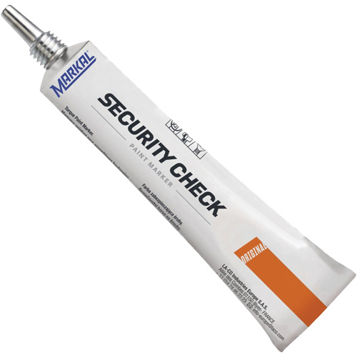 Marqueur de peinture de contr&ocirc;le de s&eacute;curit&eacute;, 1,7 oz, Tube, Orange Equipex