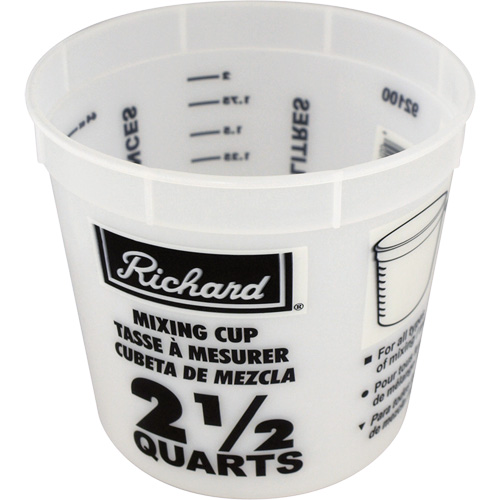 Tasse de m&eacute;lange en plastique Equipex