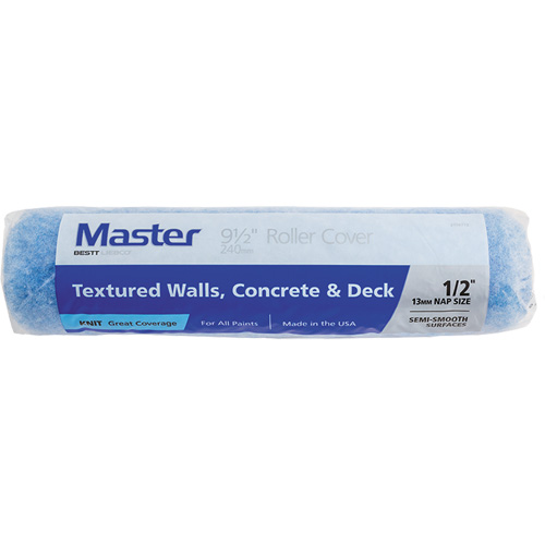 Master Knit Roller Cover, 13 mm (1/2") Nap, 240 mm (9-1/2") L Equipex