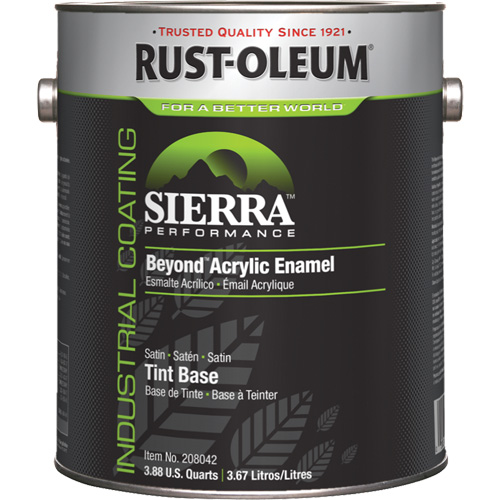 Sierra Performance Beyond Acrylic Enamel, Gallon, Tint Base Equipex