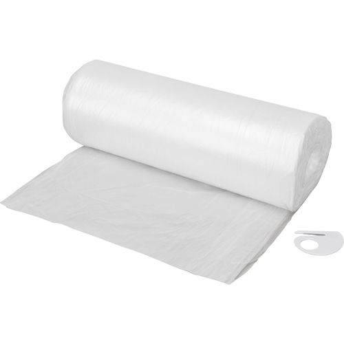 Toile de protection, 400' lo x 9' la, Plastique Equipex