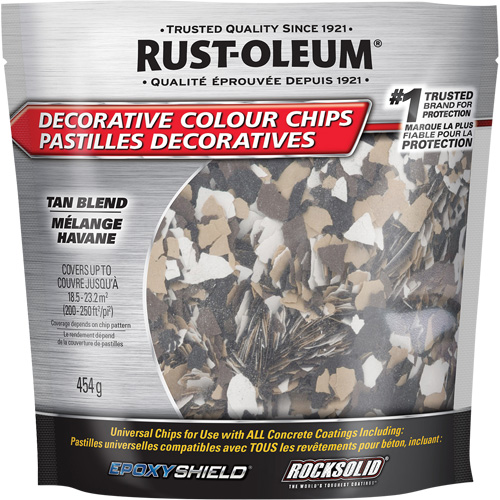Pastilles de couleur d&eacute;coratives, 474 g, Sac, M&eacute;lange havane Equipex