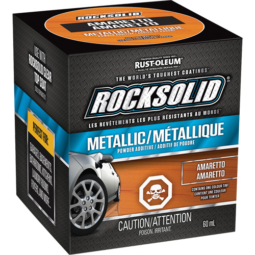 Additifs de poudre m&eacute;tallique RockSolid, 60 ml, Bouteille, Amaretto Equipex