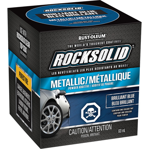 Additifs de poudre m&eacute;tallique RockSolid, 60 ml, Bouteille, Bleu brillant Equipex
