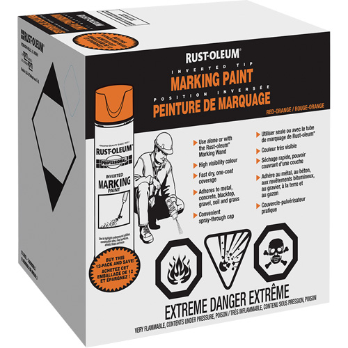 Peinture de marquage renvers&eacute; en a&eacute;rosol, Canette a&eacute;rosol Equipex