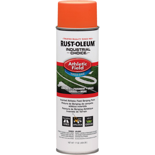 Peinture de lignage pour terrains de sport AF1600, Orange, Canette a&eacute;rosol Equipex