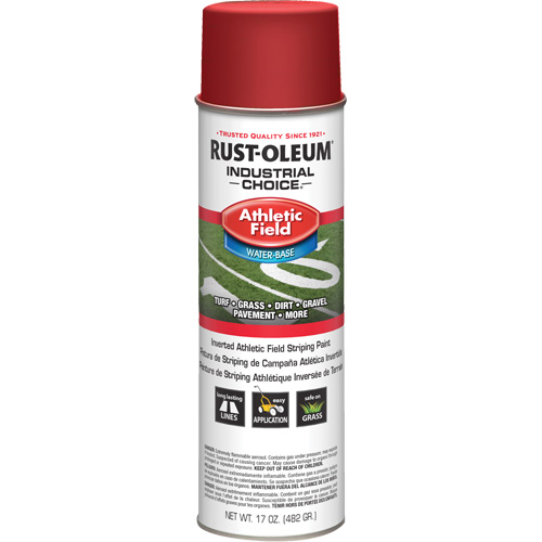 Peinture de lignage pour terrains de sport AF1600, Rouge, Canette a&eacute;rosol Equipex
