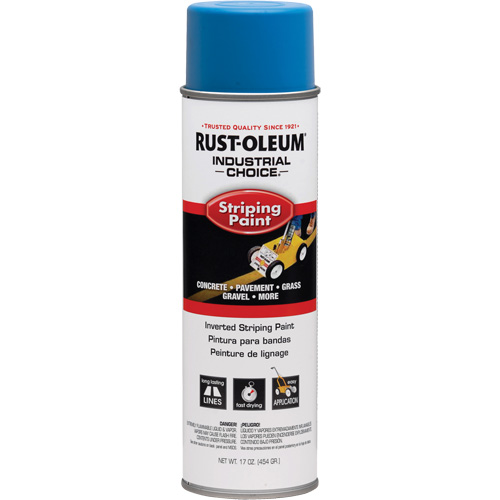 Peinture pour traçage de ligne &agrave; l'envers du syst&egrave;me S1600, Bleu, Canette a&eacute;rosol Equipex