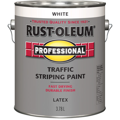 Traffic Striping Paint, White, 3.78 L, Jug Equipex