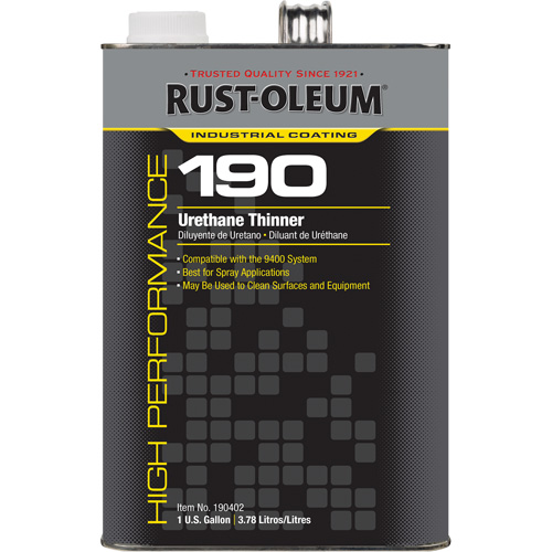 190 Urethane Thinner, Gallon, 1 gal. Equipex
