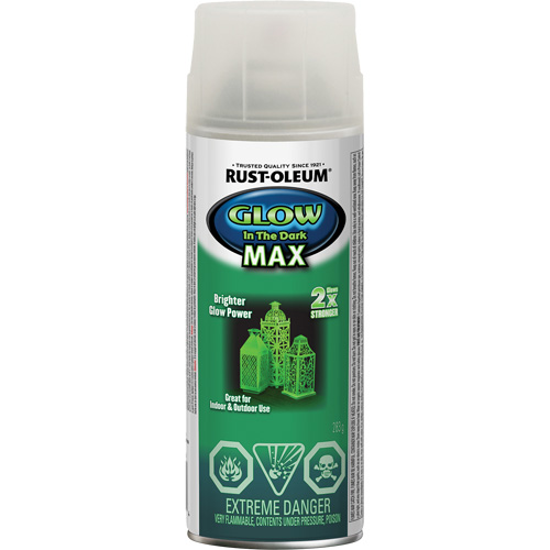 Specialty Glow-in-the-Dark Max Paint, Aerosol Can, Clear Equipex