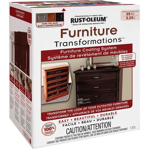 Furniture Transformations&reg; Furniture Coating System, 1.72 L, Kit, Tint Base Equipex