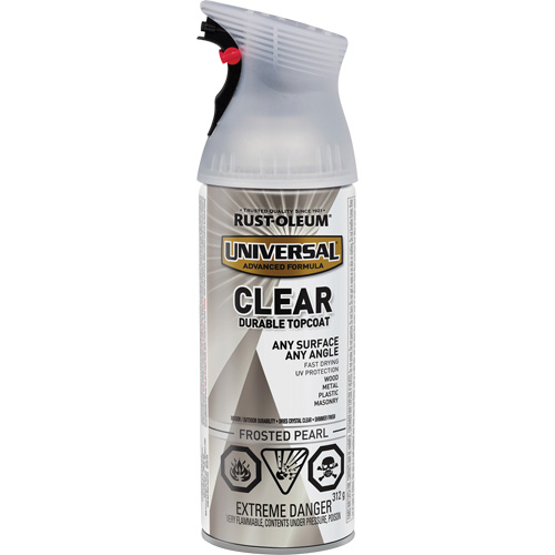 Universal Durable Top Coat, 312 g, Aerosol Can, Frosted Pearl Equipex
