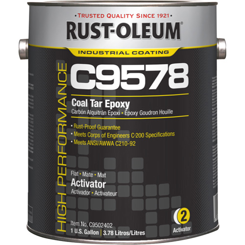 Activateur pour rev&ecirc;tement &eacute;poxydique &agrave; base de goudron de houille et &agrave; haute teneur en solides du syst&egrave;me C9578, Gallon Equipex