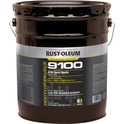 9100 System DTM Epoxy Mastic Standard 250 VOC Activator, 5 gal., Pail Equipex