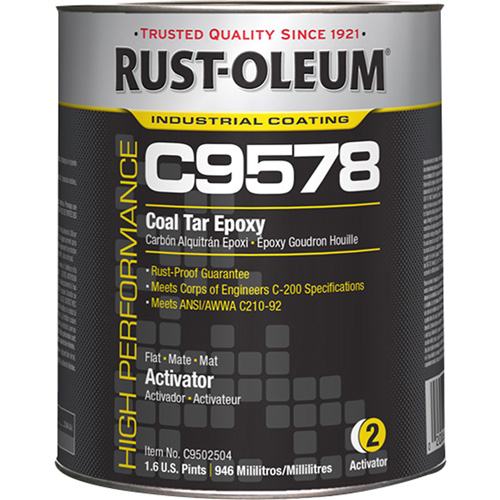 Activateur pour rev&ecirc;tement &eacute;poxydique &agrave; base de goudron de houille et &agrave; haute teneur en solides du syst&egrave;me C9578, 0,2 gal., Seau Equipex