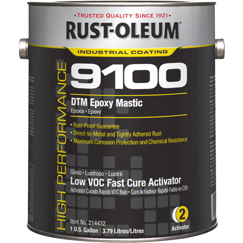 Activateur (250 COV) pour le s&eacute;chage rapide du mastic &eacute;poxydique DTM du syst&egrave;me 9100, Gallon Equipex