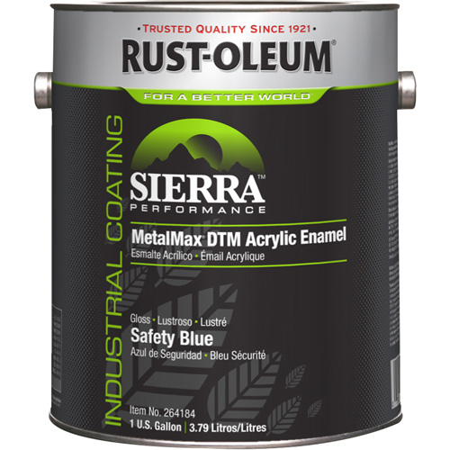 &eacute;mail acrylique DTM Sierra Performance MetalMax Plus, Gallon, Bleu Equipex