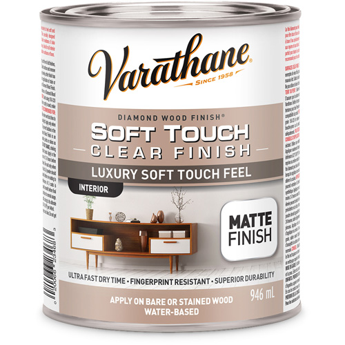 Varathane&reg; Diamond Wood Finish&reg; Coating, 946 ml, Clear, Matte Equipex