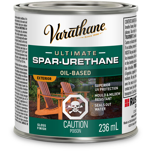 Fini diamant pour bois Varathane ext&eacute;rieur, 236 ml, Transparent, Brillant Equipex