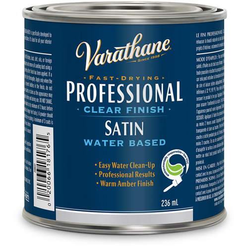 Varathane&reg; Professional Finish, 236 ml, Clear, Satin Equipex