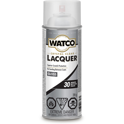 Laque pour bois Watco, 319 g, Transparent, Brillant Equipex