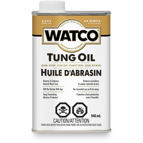 Huile dabrasin Watco, 946 ml, Transparent, Transparent Equipex