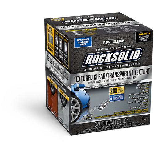 RockSolid&reg; Top Coat, Satin/Textured, Clear Equipex