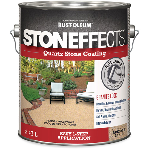 Stoneffects Quartz Stone Coating, 3.78 L, Water-Based, Textured, Beige Equipex