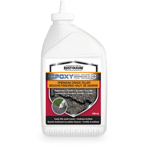 Mat&eacute;riau de remplissage de fissures caoutchout&eacute; de qualit&eacute; sup&eacute;rieure EpoxyShield, Bouteille, Noir Equipex