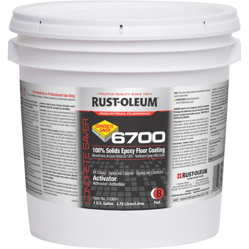 Rev&ecirc;tement pour plancher &agrave; d&eacute;lai dutilisation allong&eacute; du syst&egrave;me 6700, 1 gal., &eacute;poxy, Tr&egrave;s brillant Equipex
